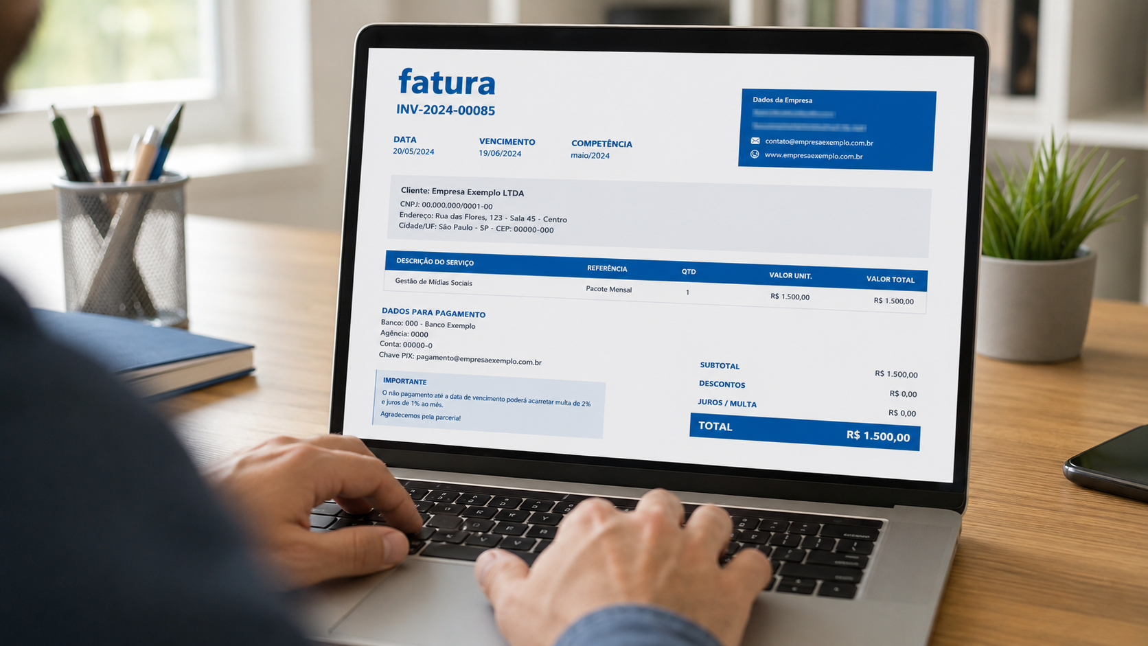 Modelo de Fatura biusiNVOICE